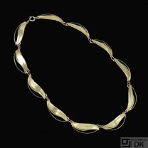 DGH - Copenhagen. 14k Gold Necklace. 1960s