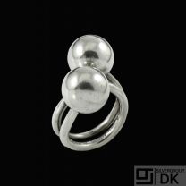 Bent Knudsen - Denmark. Sterling Silver Ring #69. 1960s
