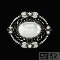 Georg Jensen. Sterling Silver Brooch #91 - Denmark.