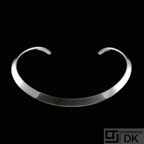 N.E. From. Sterling Silver Neckring - 1960s