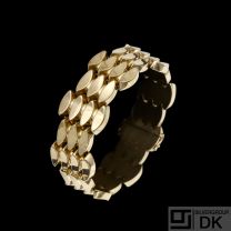 Georg Jensen. 18k Gold Bracelet #1126 - Arno Malinowski.