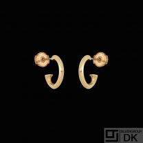 Georg Jensen. 18k Gold Earrings - Regitze Overgaard.