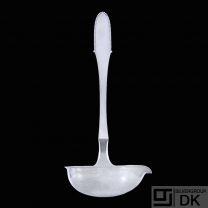 Georg Jensen. Large Silver Soup Ladle 151- Beaded / Kugle. Anno 1929