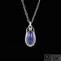 Georg Jensen. Silver Pendant of the Year with Lapis Lazuli - Heritage 2009.