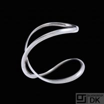 Georg Jensen. Sterling Silver Infinity Bangle #452A - Size Small