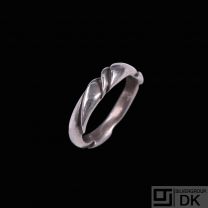 Georg Jensen. Sterling Silver Ring #238 - Ole Kortzau. Size 57mm.