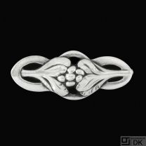 Georg Jensen. Sterling Silver Brooch #39. 1933-44 Hallmarks