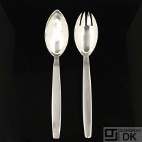 Svend Weihrauch - F. Hingelberg. Silver Salad Serving Set, Large. No. 18.