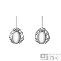 Georg Jensen. Sterling Silver Earrings of the Year with Silverstone - Heritage 2020