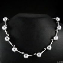 Bent Knudsen - Denmark. Sterling Silver Necklace #14. 1960s