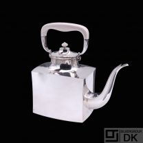 Karl Gustav Hansen. Sterling Silver Tea Pot #454.
