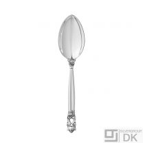 Georg Jensen Silver Dessert Spoon - Acorn/ Konge
