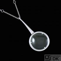 Kurt Nielsen. Sterling Silver Magnifier Pendant - KNDK46