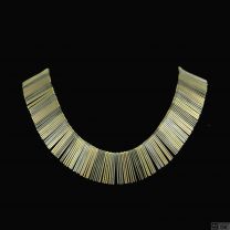 A. Michelsen. Sterling Silver Necklace - gilded in four colors. 1960s
