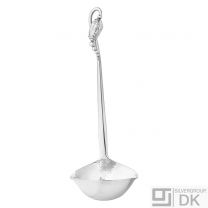 Georg Jensen Silver Punch/ Soup Ladle, Large - Blossom/ Magnolia - NEW