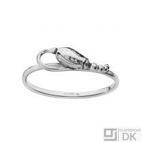 Georg Jensen Silver Napkin Ring, Closed - Blossom/ Magnolia - NEW