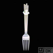 Danish Christmas Fork 1943, partly gilded - A. Michelsen