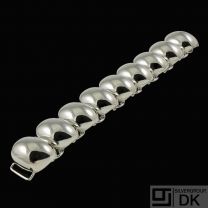 Kurt Nielsen. Sterling Silver 'Water Beads' Bracelet - KNDK12