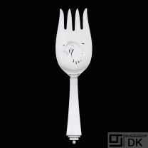 Georg Jensen. Sterling Silver Fish Serving Fork 532 - Pyramid / Pyramide - NEW.
