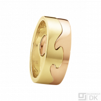 Georg Jensen. Fusion 2-piece Ring - 18k Yellow & Rose Gold.