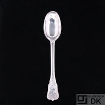 A. Michelsen. Sterling Silver Dessert Spoon - Rosenborg