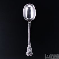 A. Michelsen. Sterling Silver Serving Spoon - Rosenborg