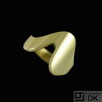 Georg Jensen. 14k Gold Ring #77B - Ole Ishøj