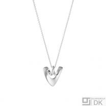 Georg Jensen. Sterling Silver 2025 Heart Pendant #661 - Regitze Overgaard.