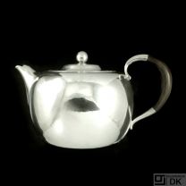Georg Jensen. Sterling Silver Tea Pot #847B. 1933-44 Hallmarks.