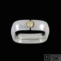 Georg Jensen. Sterling Silver Ring with 18k Gold #252