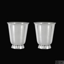 Georg Jensen. A pair of Sterling Silver Cocktail Cups - Sigvard Bernadotte