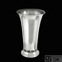 Georg Jensen. Sterling Silver Vase #469B - Harald Nielsen - 1933-44 Hallmarks