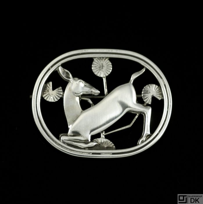 Georg Jensen. Sterling Silver Brooch #256 - Arno Malinowski