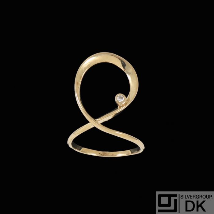 Jens J. - Gold Ring Diamond 0.03ct.