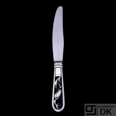Georg Jensen. Silver Dinner Knife, large 003 - Blossom / Magnolia.