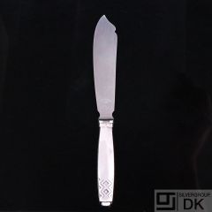 Georg Jensen Silver Cake Knife - Mayan/ Rune