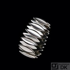 Poul Warmind - Denmark. Sterling Silver Bracelet with Enamel #15.