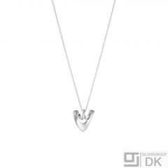 Georg Jensen. Sterling Silver 2025 Heart Mini Pendant #661 - Regitze Overgaard.